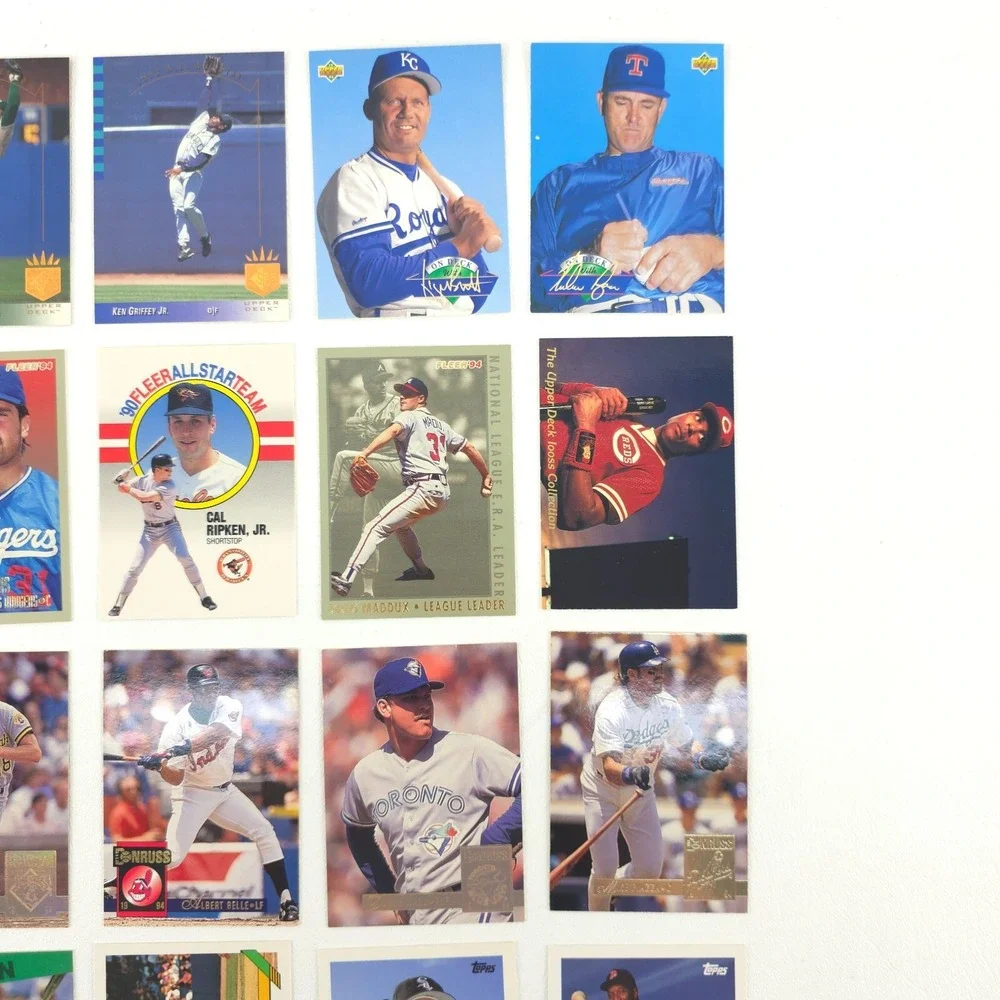 25 Card Baseball Star Lot Several Year Span All Pictured McGwire Ripken jr Ryan